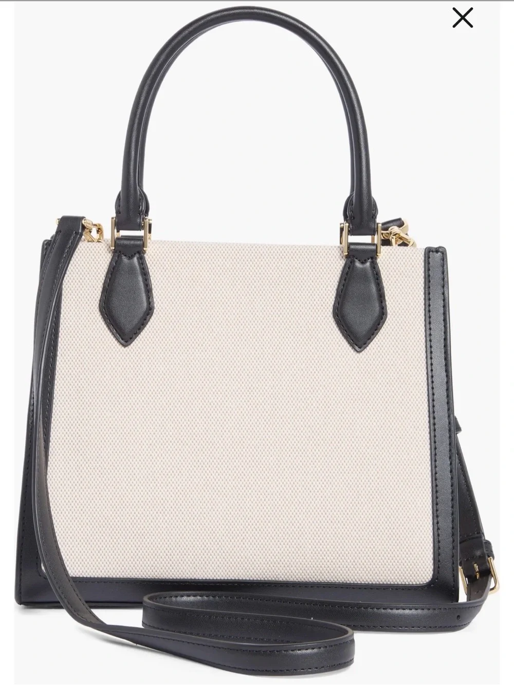 NWT Kate Spade Ellie Small Tote Canvas Black Multi Logo Satchel KK098 - Picture 3 of 9